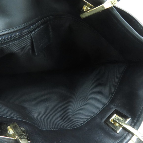 Gucci Brown and Black Shoulder Bag - Picture 5 of 11